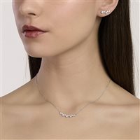 Collana Mabina Donna Bella di Notte in Argento Zircone 553888 - 553888